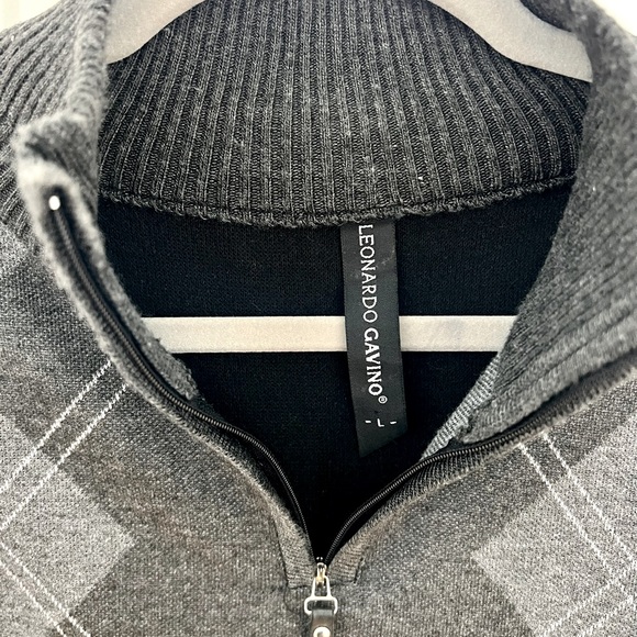 Men’s sweater gray - Picture 4 of 4